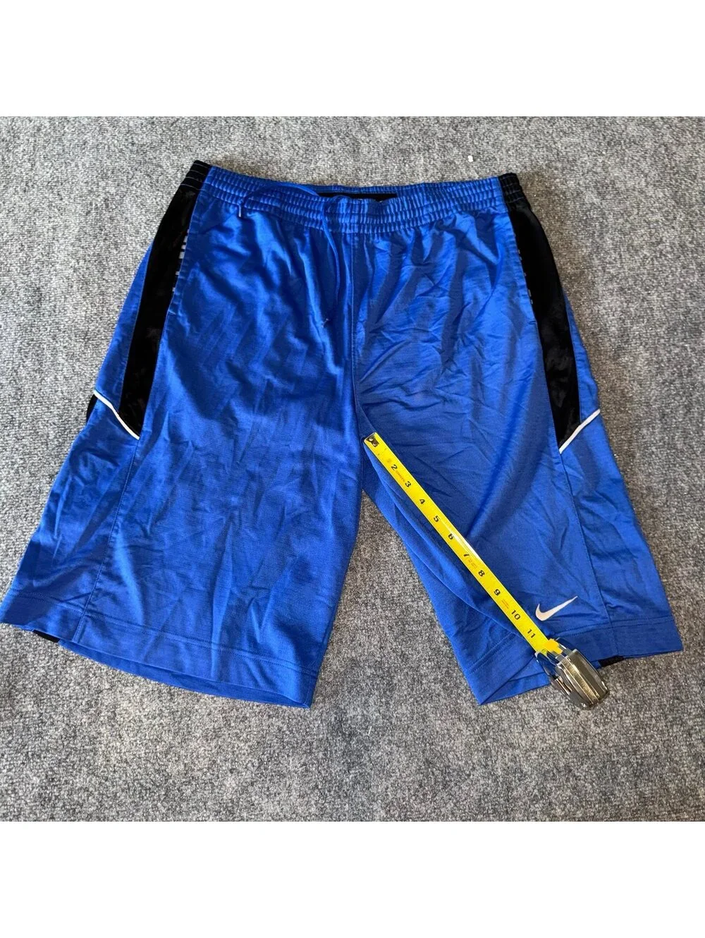 Nike Basketball Grail Blue Baggy Hoop Shorts Mens XL Vtg y2k 90s Rare